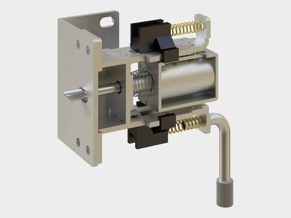 Ad-07sp — электромеханический замок для привода серии ad-sp, обеспечивает надeжную защиту от несанкционированного проникновения / * (арт.ad-07sptel) для привода серии ad-sp-telescope.