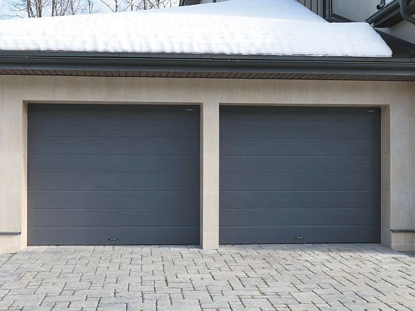 Секционные ворота 2500х2050 мм антрацитовые DoorHan rsd02, magnitogorsk.doorhan.ru